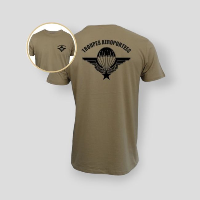 T-shirt 190g Tropas Aerotransportadas - Coyote - Summit Outdoor Lifestyle