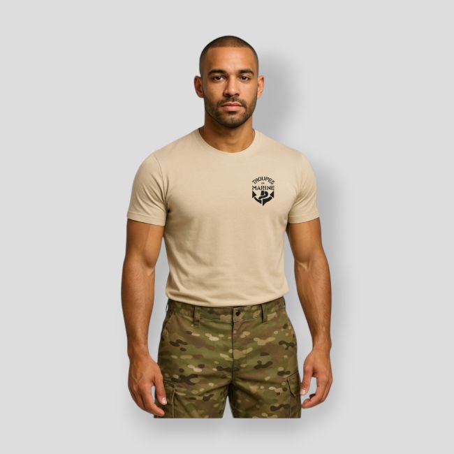 T-shirt 190g Tropas de Marinha - Coyote - Summit Outdoor Lifestyle
