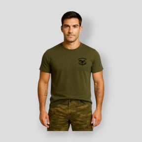 T-shirt 190g Tropas de Montanha - Caqui - Summit Outdoor Lifestyle