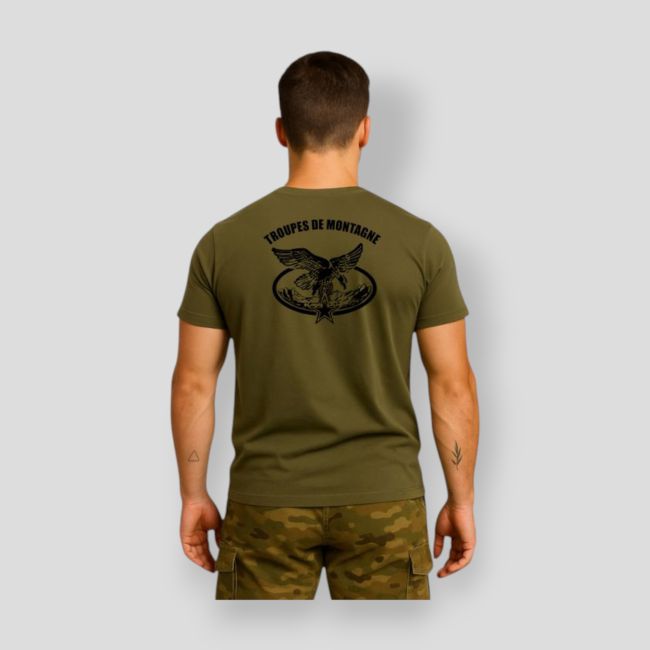 Camiseta 190g Tropas de Montaña - Caqui - Summit Outdoor Lifestyle