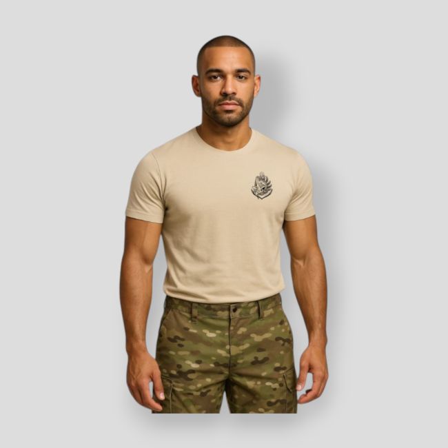 T-Shirt 190g Fallschirmjäger Colo - Coyote - Summit Outdoor Lifestyle