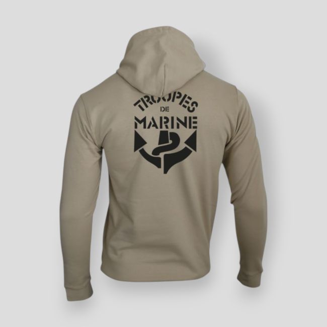 Sweatshirt mit Reißverschluss Marinetruppen - Light Sand - Summit Outdoor Lifestyle