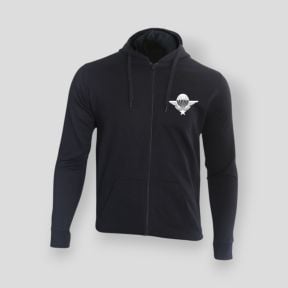 Sweat-shirt zippé Troupes Aéroportées France - Noir - Summit Outdoor Lifestyle