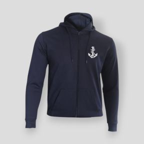Sudadera con cremallera Troupes de Marine France - Azul Marino - Summit Outdoor Lifestyle