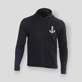 Sweatshirt mit Reißverschluss Troupes de Marine France - Schwarz - Summit Outdoor Lifestyle