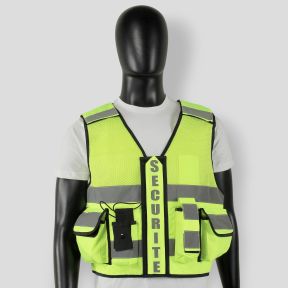 Colete Thor Mesh Segurança Privada - Amarelo - VVS