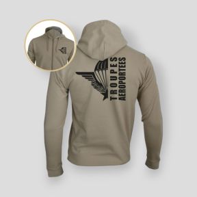 Sudadera con cremallera Tropas Aerotransportadas Design - Light Sand - Summit Outdoor Lifestyle