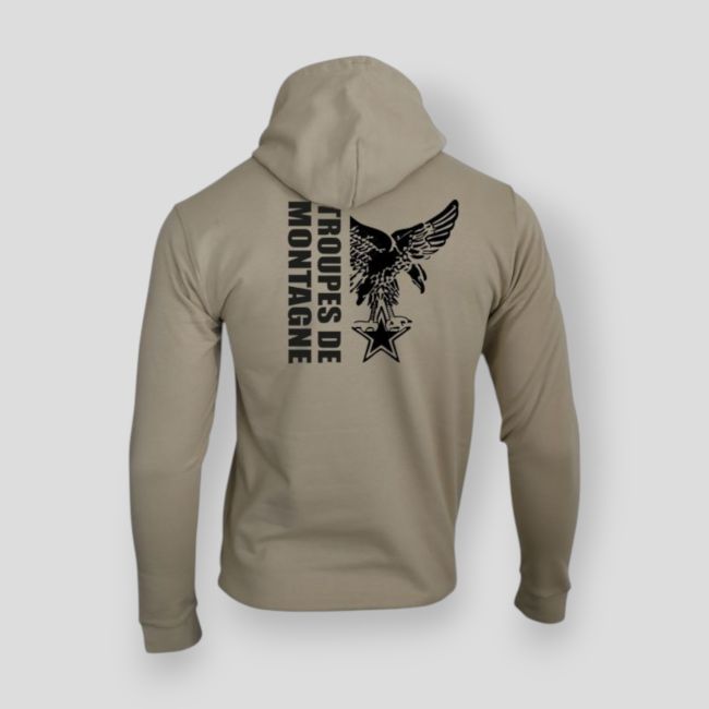 Felpa con zip Troupes de Montagne Design - Light Sand - Summit Outdoor Lifestyle