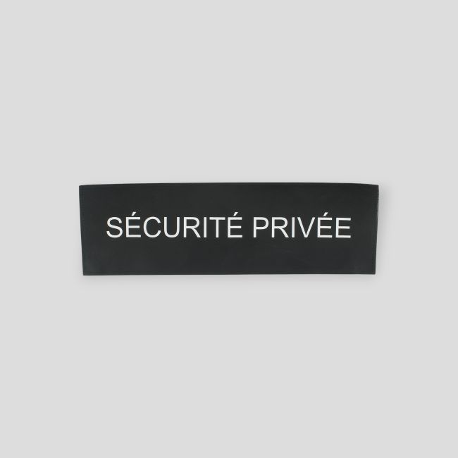 Klittenband rug Private Beveiliging