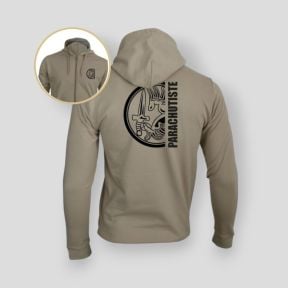 Sweat-shirt zippé Parachutiste Métro Design - Light Sand - Summit Outdoor Lifestyle