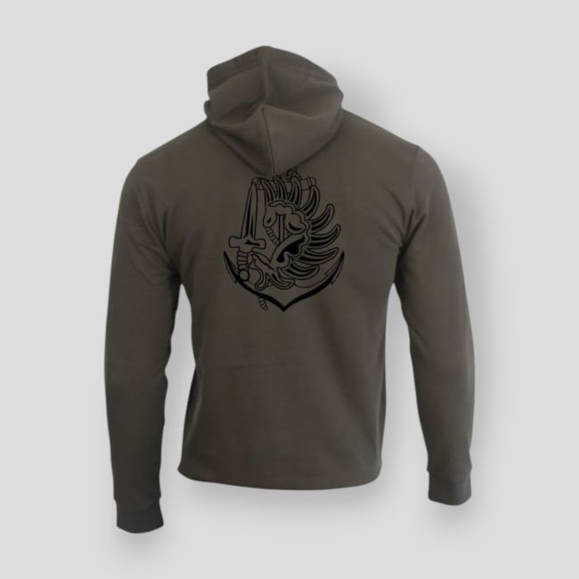 Sweatshirt mit Reißverschluss Fallschirmjäger Colo Design - Khaki - Summit Outdoor Lifestyle