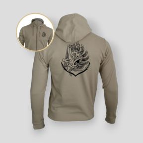 Sweatshirt com fecho de correr Parachutiste Colo Design - Light Sand - Summit Outdoor Lifestyle