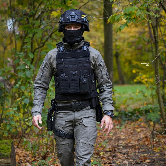 Tactische hoes 4 in 1 - Zwart - GK