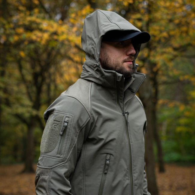 Softshell-Jacke Ripstop Dutycall - Olivgrün - GK