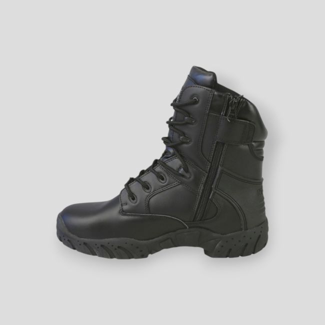 Chaussures Tactical Pro 1 zip cuir - Noir - Kombat Tactical