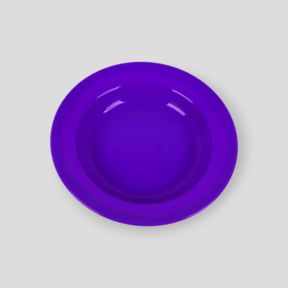 Prato fundo em plástico 22cm - Violeta - Highlander Outdoor
