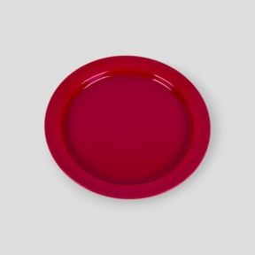 Flacher Plastikteller 24cm - Himbeere - Highlander