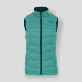 Gilet sans manches réversible femme - Émeraude/Menthe - Highlander