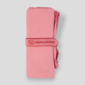 Toalha de microfibra macia 130x75cm - Rosa - Highlander Outdoor