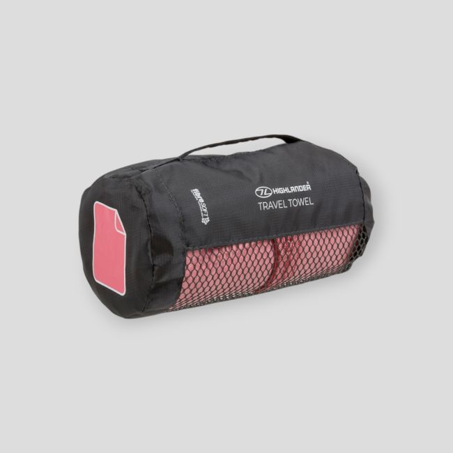 Serviette en microfibre douce 130x75cm - Rose - Highlander