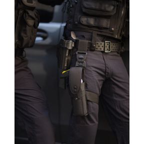 Cinto de intervenção com fivela patenteada - Preto - GK