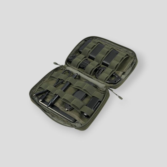 Pochette 23x17cm V1 - Vert Olive - STOIRM