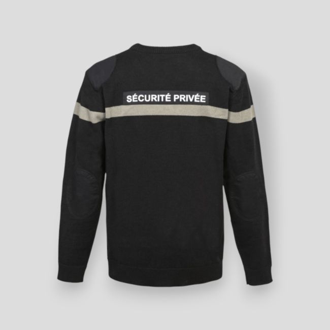 Bluza z szarym pasem Ochrona Prywatna EVO - Czarny - CityGuard
