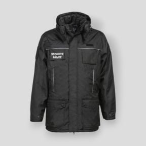 Kurtka Parka Ochrona Prywatna - Czarny - CityGuard