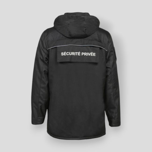 Parka Particuliere Beveiliging - Zwart - CityGuard