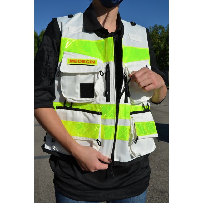 Multi-pocket intervention vest STAFF ACCESS black - Dimatex