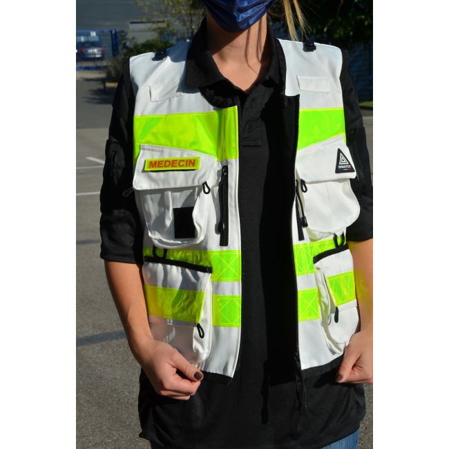 Multi-pocket intervention vest STAFF ACCESS black - Dimatex