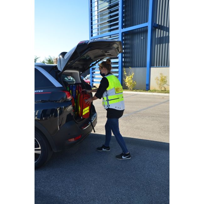 Multi-pocket intervention vest STAFF ACCESS black - Dimatex