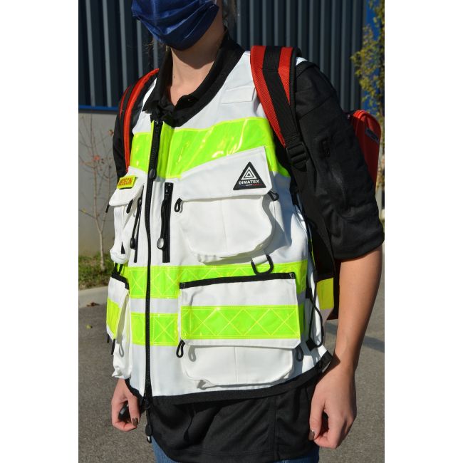 Colete de intervenção multi-bolsos STAFF ACCESS preto - Dimatex