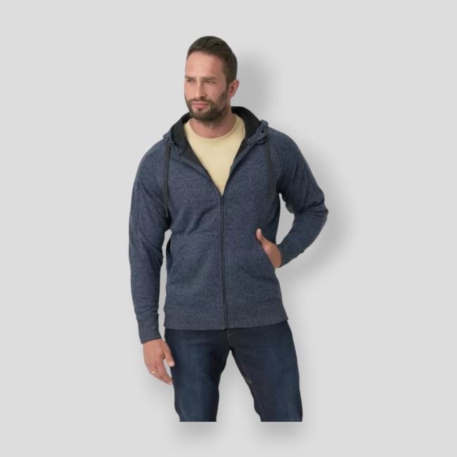 covert tactical hoodie (fullzip)® - melange blue - helikon