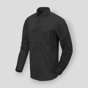 defender mk2 shirt long sleeve® - polycotton ripstop - black - helikon