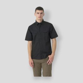 Defender MK2 Hemd Kurzarm® - Polycotton Ripstop - Schwarz - Helikon