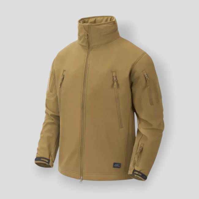 gunfighter jacket - shark skin windblocker - coyote - helikon