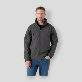 gunfighter jacket - shark skin windblocker - shadow grey - helikon