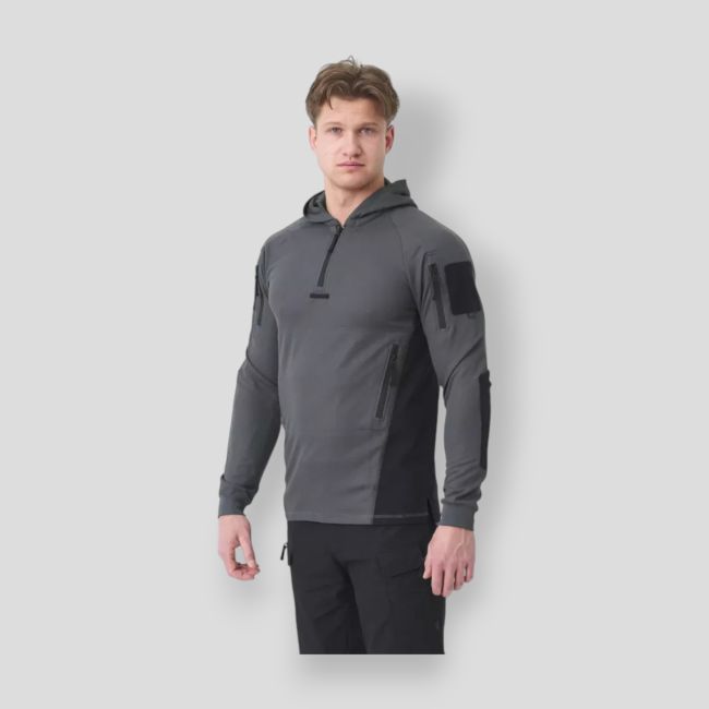 range hoodie - topcool - shadow grey/black - helikon