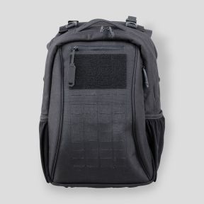 Mochila tática 33L Faucon com porta-placas extraível - Preto - Patrol Equipement