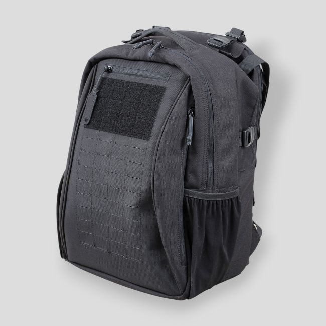 Plecak taktyczny 33L Faucon z wyjmowanym nosicielem płyt - Czarny - Patrol Equipement