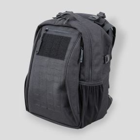 Sac à dos tactique 33L Faucon avec porte-plaque extractible - Noir - Patrol Equipement