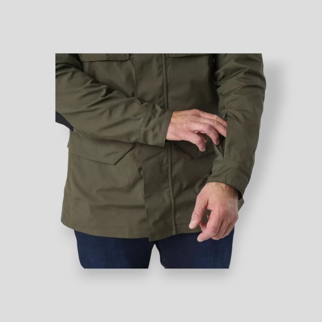 covert m-65® jacket - taiga green / black a - helikon