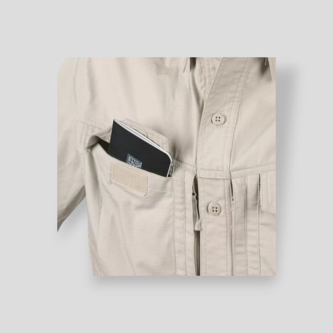 defender mk2 shirt short sleeve® - polycotton ripstop - khaki - helikon