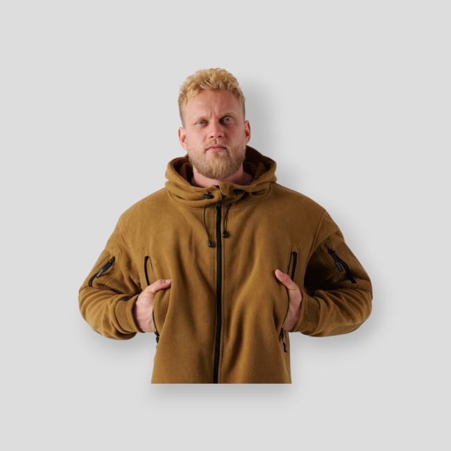 patriot jacket - double fleece - coyote - helikon