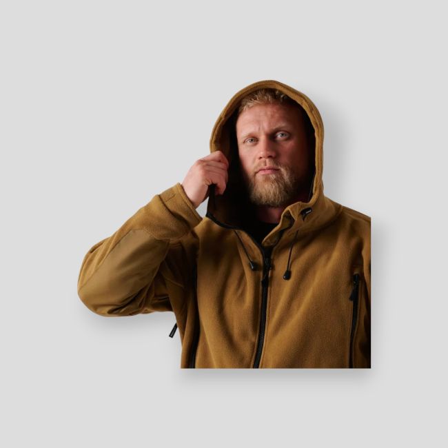 Patriot jas - dubbele fleece - coyote - Helikon