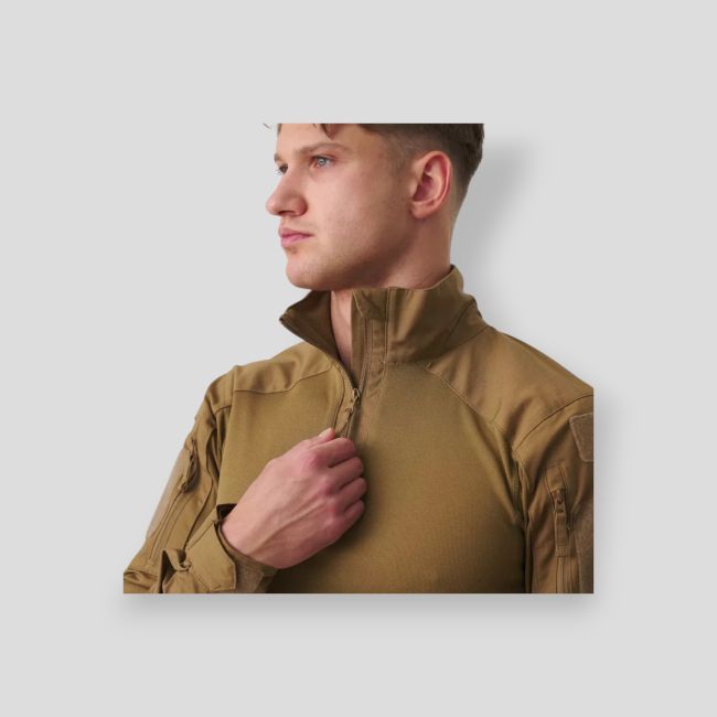 mcdu combat shirt® - nyco ripstop - coyote - helikon