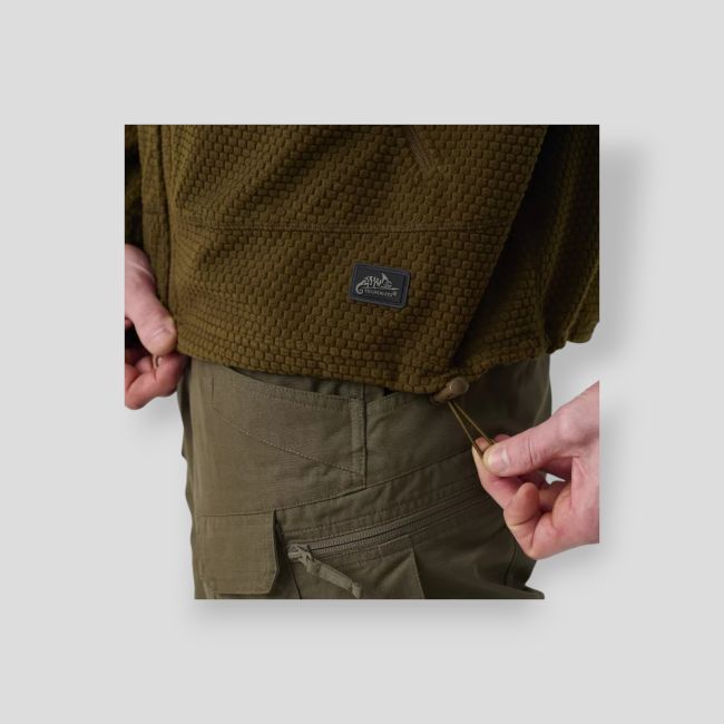 Alpha Tactical Jacket - Grid Fleece - Coyote - Helikon