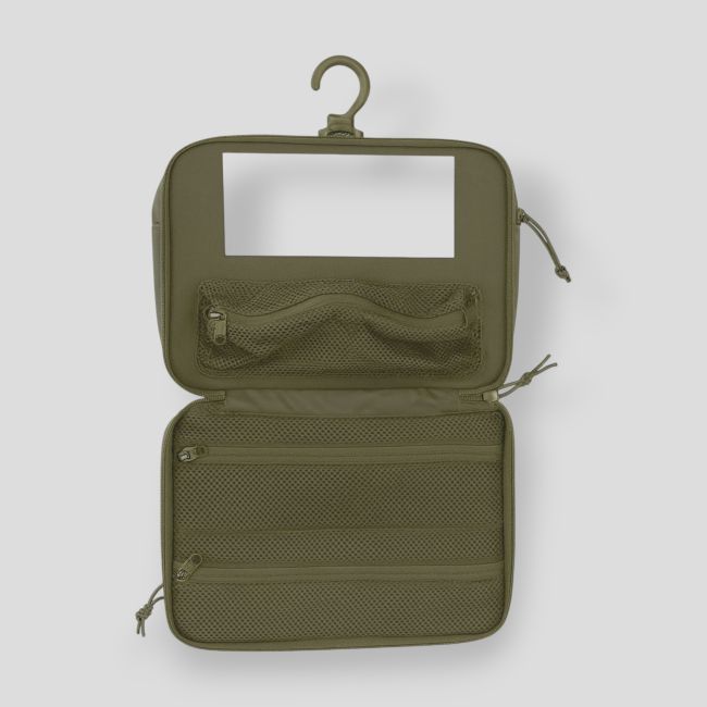 Wiszący organizer kosmetyczny z lustrem - Ranger Green - OPEX