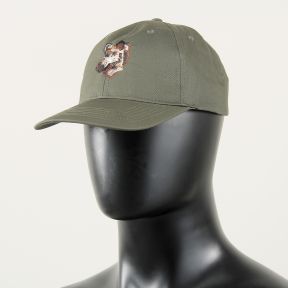 Casquette de chasse avec sanglier brodé - Kaki - Percussion